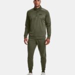 Under Armour Fleece® ¼ Zip  Marine OD Green / Black (Men's) - Image 5