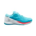 Wilson Rush Pro Ace Clay Tennis Shoe Scuba Blue/White Fiery Coral (Ladies) - Image 5