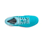 Wilson Rush Pro Ace Clay Tennis Shoe Scuba Blue/White Fiery Coral (Ladies) - Image 2