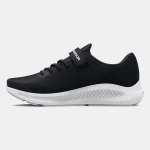 Under Armour  Pre-School UA Pursuit 3 AC Running Shoes Black White (Kids) - Image 3