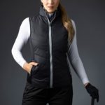 Sunderland s.Tania Golf Gilet  Black / Silver (Ladies) - Image 6