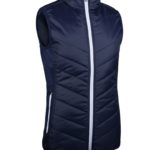 Sunderland s.Tania Golf Gilet Navy/White (Ladies) - Image 2