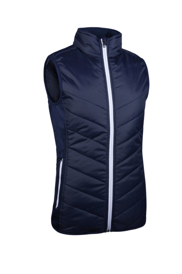 Sunderland s.Tania Golf Gilet Navy/White (Ladies)