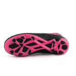 Karakal FG Line Football Boot Black / Pink (Kids) - Image 4