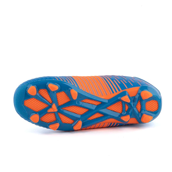 Karakal FG Line Football Boot Blue Orange Kids