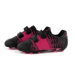 Karakal FG Line Football Boot Black / Pink (Kids) - Image 2