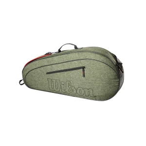 Wislon Team 3 Racket  Pack Tennis Bag Tennis  Heather Green