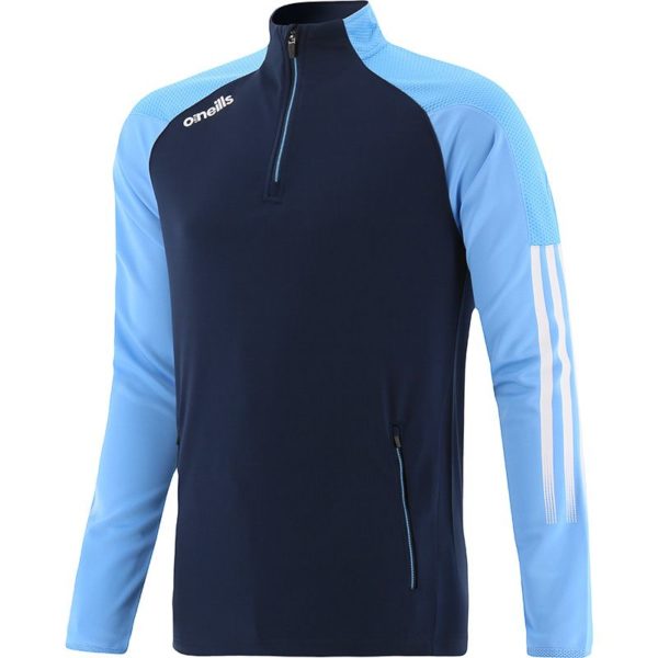 Nenagh Éire Óg GAA O'Neills Reno Squad Half Zip Top Sky/Marine White (Adults)