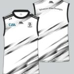 Kilruane Mac Donaghs GAA Gaelic Armour Training Vest  White/Black (Kids/Adults) - Image 4