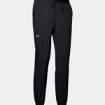 Under Armour  Sport Woven Pants Black / Metallic Silver (Ladies) - Image 6