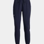 Under Armour  Sport Woven Pants Midnight Navy / Metallic Silver  (Ladies) - Image 3