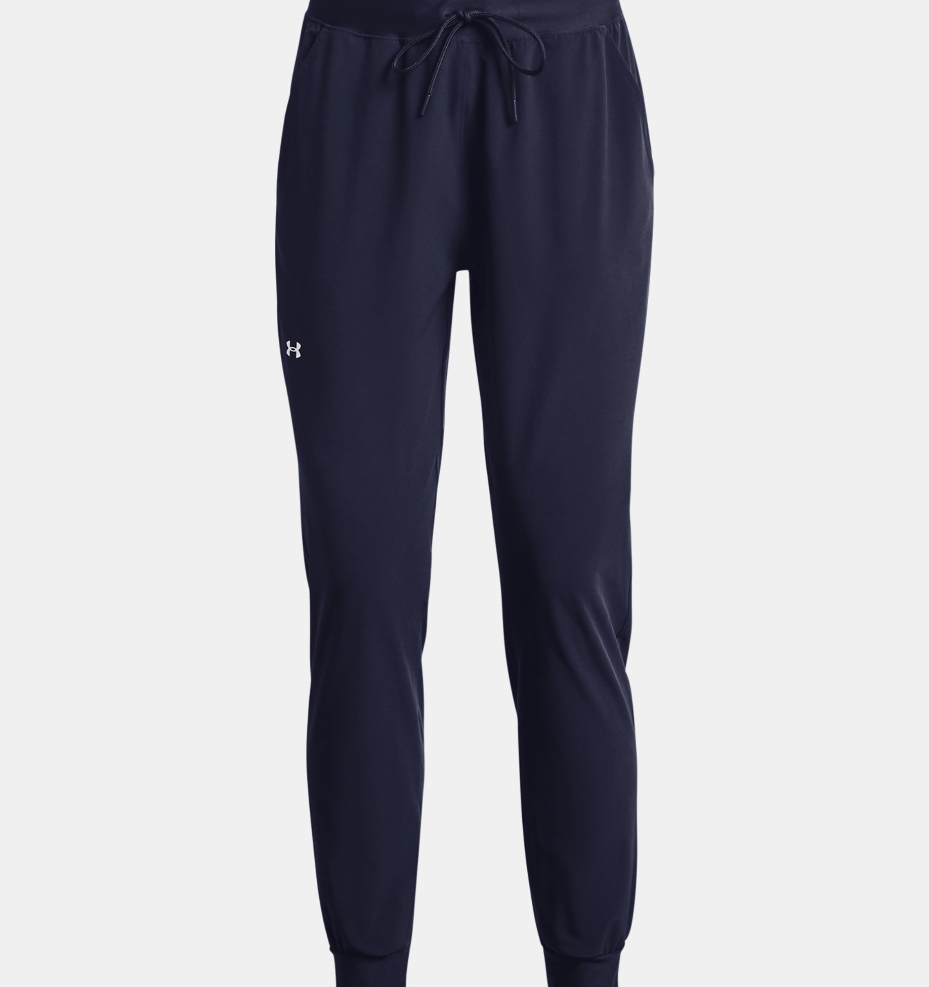 Under Armour Sport Woven Pants Midnight Navy / Metallic Silver (Ladies)