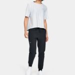 Under Armour  Sport Woven Pants Black / Metallic Silver (Ladies) - Image 4