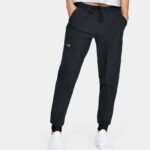 Under Armour  Sport Woven Pants Black / Metallic Silver (Ladies) - Image 2