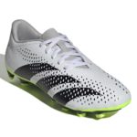 adidas Predator Accuracy.4 FXG Football Boots  Cloud White / Core Black / Lucid Lemon (Adults) - Image 6