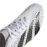adidas Predator Accuracy.4 FXG Football Boots  Cloud White / Core Black / Lucid Lemon (Adults) - Image 3