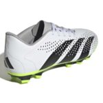 adidas Predator Accuracy.4 FXG Football Boots  Cloud White / Core Black / Lucid Lemon (Adults) - Image 4