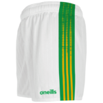 Burgess GAA PRINTED Mourne Shorts White/Green/Amber Crested (Adults/Kids) - Image 3