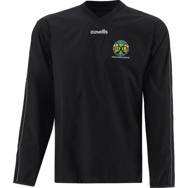 Burgess Duharra Camogie Club  O'Neills Hurricane Windcheater Black  (Kids / Adults)