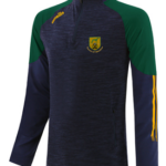Toomevara GAA O'Neills OSLO 184 Half Zip Top Marine Melange / Bottle Amber (Adults Kids) - Image 6