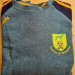 Toomevara GAA O’Neills Pine 092 Crew Fleece Sweatshirt Top Marine Melange / Bottle Amber (Adults Kids) - Image 5