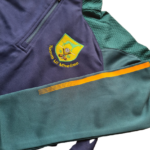 Toomevara GAA O'Neills OSLO 184 Half Zip Top Marine Melange / Bottle Amber (Adults Kids) - Image 2