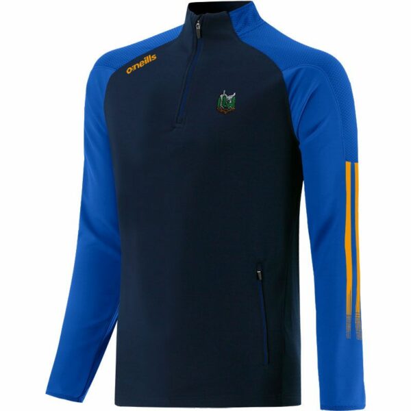Kiladangan GAA O'Neills Reno Half Zip Top Marine/ Royal / Amber   (Kids Adults) age 10/11