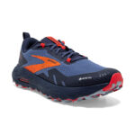 Brooks Cascadia 17 GTX Gortex Trail Running Shoes Navy Bittersweet Peacoat (Womens) - Image 3