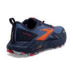 Brooks Cascadia 17 GTX Gortex Trail Running Shoes Navy Bittersweet Peacoat (Womens) - Image 4