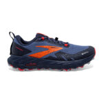 Brooks Cascadia 17 GTX Gortex Trail Running Shoes Navy Bittersweet Peacoat (Womens) - Image 5