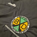 Burgess Duharra Camogie Club  O'Neills Hurricane Windcheater Black  (Kids / Adults) - Image 5