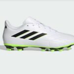 adidas Copa Pure .4 Multi Ground Football Boot Cloud White / Core Black / Lucid Lemon (Adults) - Image 2