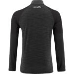 Kilruane MacDonaghs GAA O'Neills OSLO  Brushed  Half Zip Top Black/Mel Tonal White (Adults Large - 2XL) - Image 5