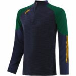 Toomevara GAA O'Neills OSLO 184 Half Zip Top Marine Melange / Bottle Amber (Adults Kids) - Image 4