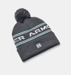Under Armour UA Halftime Pom Beanie (Pitch Gray / Halo Gray)