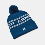Under Armour UA Halftime Pom Beanie (Varsity Blue) - Image 4