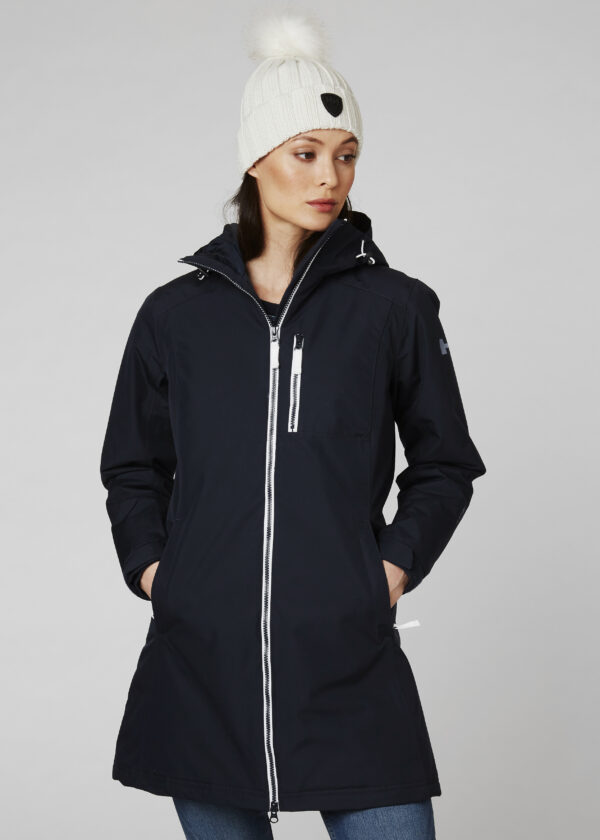 Helly Hansen W Long Belfast Winter Jacket Navy (Ladies)