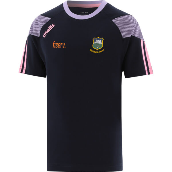 O'Neills Tipperary GAA Rockway 060 Tee Shirt   Marine / Lavender / Cotton Candy (Kids / Ladies)