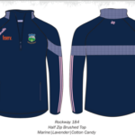 O'Neills Tipperary GAA Fiserv.  Rockway 184 Half Zip Top   Marine / Lavender / Cotton Candy  (Ladies/  Kids) - Image 2