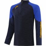 Kiladangan GAA CRESTED O'Neills OSLO Half Zip Top Marine Melange / Royal  Amber (Adults Kids) - Image 3