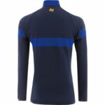 Tipperary GAA O'Neills Fiserv. Rockway 184 Brushed Half Zip Top Marine Royal / Amber (Kids / Adults) - Image 3