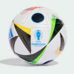 adidas Euro 2024 LEAGUE FOOTBALL White / Black / Glow Blue  Size 5 - Image 8