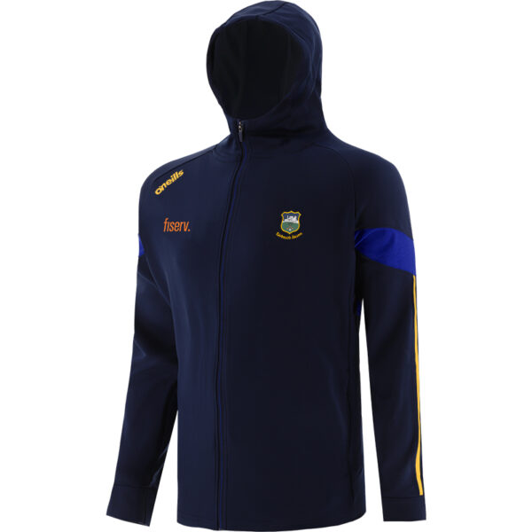 Tipperary GAA O'Neills Fiserv. Rockway 017 Technical Fleece Full Zip Hoodie - Marine /Royal/Amber (Kids/Adults)