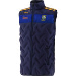 Tipperary GAA O'Neills Rockway 069  Padded Gilet - Marine / Royal / Amber (Kids / Adults) - Image 3