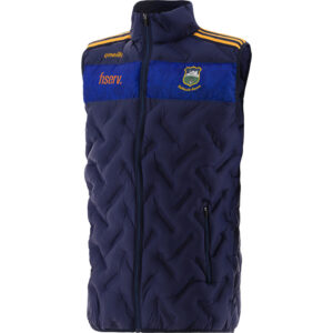 Tipperary GAA O'Neills Rockway 069  Padded Gilet - Marine / Royal / Amber (Kids / Adults)