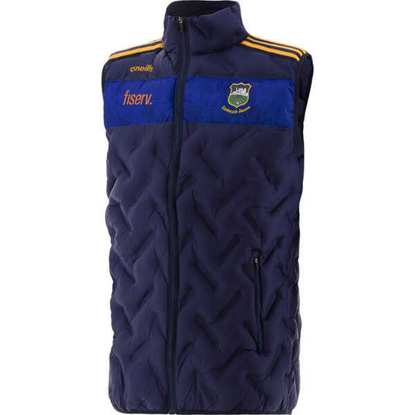 Tipperary GAA O'Neills Rockway 069  Padded Gilet - Marine / Royal / Amber (Kids / Adults)