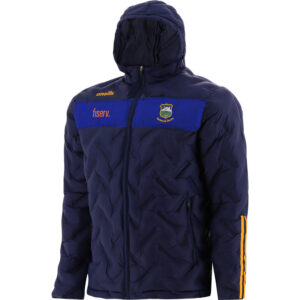 Tipperary GAA O'Neills Rockway 72 Hooded Padded Jacket Marine / Royal / Amber (Kids / Adults)