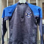 Silvermines GAA O'Neills OSLO 184 Half Zip Brushed Top Mel Tonal Marine / Royal / White (Adults / Kids) - Image 5