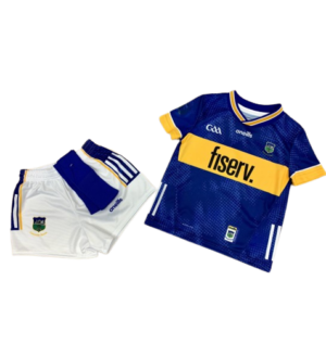 Tipperary GAA O'Neills 2024 Mini Kit Fiserv.  Royal/Amber/White (Infants / Kids)