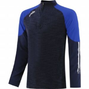 Silvermines GAA O'Neills OSLO 184 Half Zip Brushed Top Mel Tonal Marine / Royal / White (Adults / Kids)
